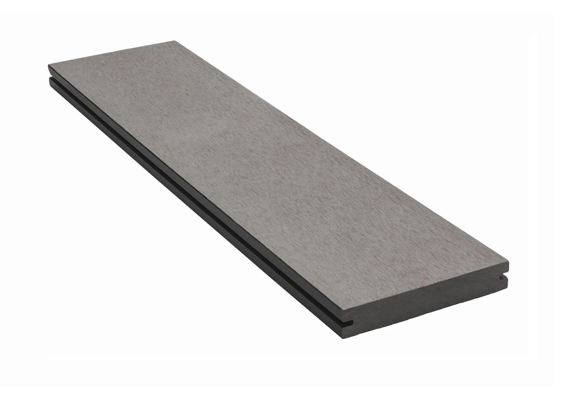 CarpGarant Vlonderplank Composiet 2.3 x 14.0 cm (23 x 140 mm) Massief Grijs - Lengte 500 cm - Afbeelding 2